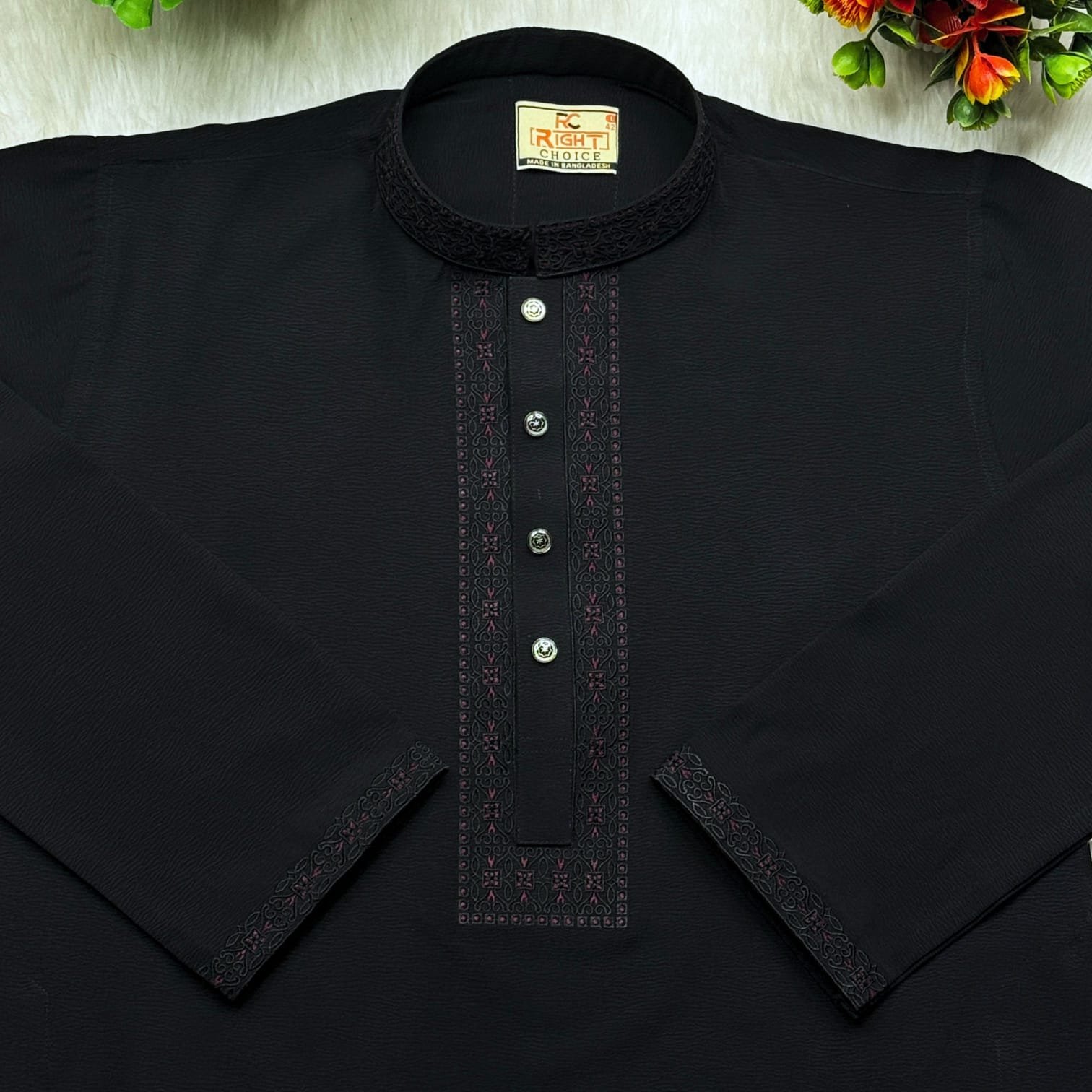 China Jafran Stretch Panjabi Code -Round -04 - Image 2